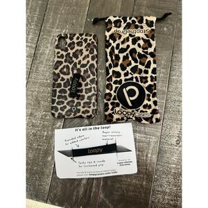Loopy Case Leopard Print Case W/ Extra Loop For IPhone Xs Max or IPhone XR